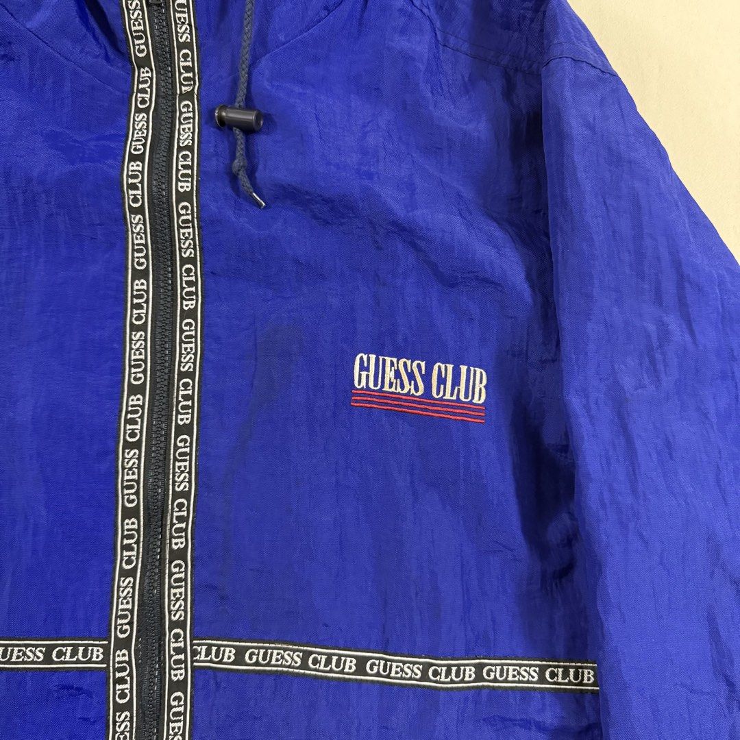 Guess Club Big Spell out back logo (Category: Coats, Jackets and Outerwear) located in Manila. Submitted by badwillcurated (Listing ID 1463739954, Image 3). Description: 24W 30L with slightly unnoticeable stain washable.