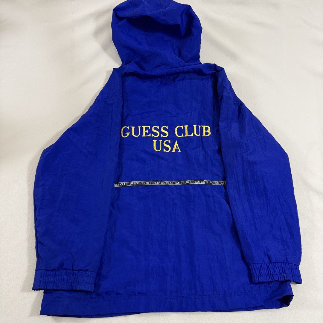 Guess Club Big Spell out back logo (Category: Coats, Jackets and Outerwear) located in Manila. Submitted by badwillcurated (Listing ID 1463739954, Image 2). Description: 24W 30L with slightly unnoticeable stain washable.