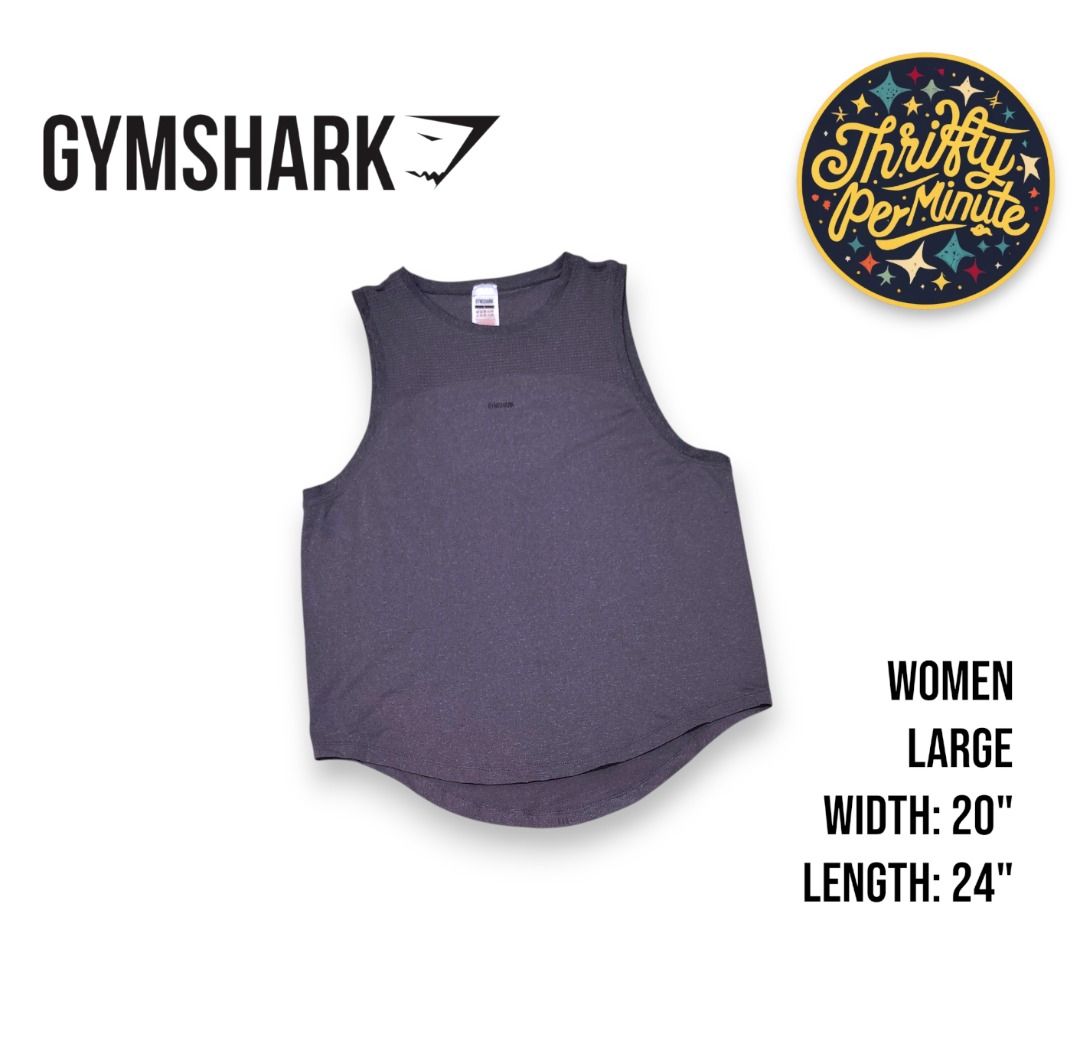 Gymshark Tank Womens Medium (Category: Activewear) located in Bacolor. Submitted by thriftyperminute (Listing ID 1463701731, Image 1). Description: -This is a pre-loved or thrifted item so please manage your expectations. -Color may slightly differ due to lighting or with the settings of the device used to view the photos -"Mine" now, pay now policy -Payment through gcash -Sure buyers only, please -No cancellation of orders -No return, no exchang