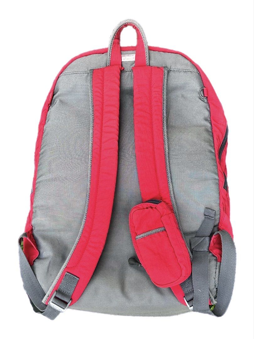 Hedgren Red Backpack with Expansion Gusset (Category: Backpacks) located in Cagayan de Oro. Submitted by divinephoenix (Listing ID 1463613657, Image 2). Description: - Rare Red Hedgren Backpack - Grey base and mesh back panel - Adjustable padded straps - Expansion gusset for extra storage - Small zippered pouch attached to the back - Grey zippers - Ideal for everyday use or travel - Few washable stains - But overall still in very good quality & c