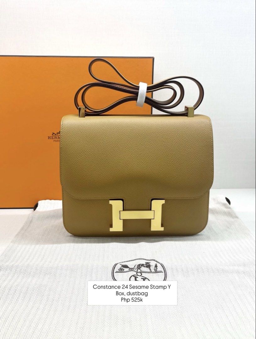 Hermes constance 24 sesame Stamp Y (Category: Luxury Bags & Wallets) located in Lipa City. Submitted by curated.luxury (Listing ID 1463633680, Image 1). Description: 100% Authentic, Money back guarantee We accept Credit Card, Cash and Bank Transfers We have physical store located at Gastrohub at ayala hi, Ayala highway, Brgy. Mataas na lupa, Lipa City, Batangas IG: @curated.luxury_main FB: curated luxury fashion boutique Website: curatedluxuryfas