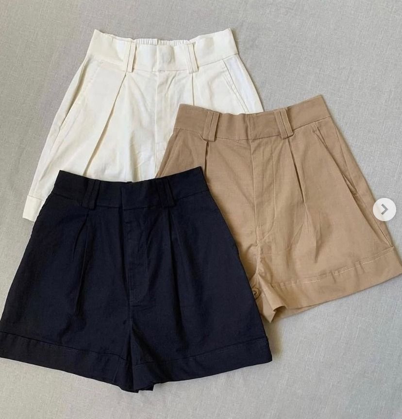 Hipgoddess Tailored Shorts (white) (Category: Shorts) located in Pasig City. Submitted by miafml-closet-cleanout (Listing ID 1463608801, Image 2). Description: - just needs ironing :) - same as the brown one (check my other listing) posted price is fixed! will not respond to hagglers. get a discount when you get 5+ items! 💵 mop: gcash / bdo / maribank / unionbank 🛵 courier: any. this is arranged & paid by the buyer. all items are left at the lo