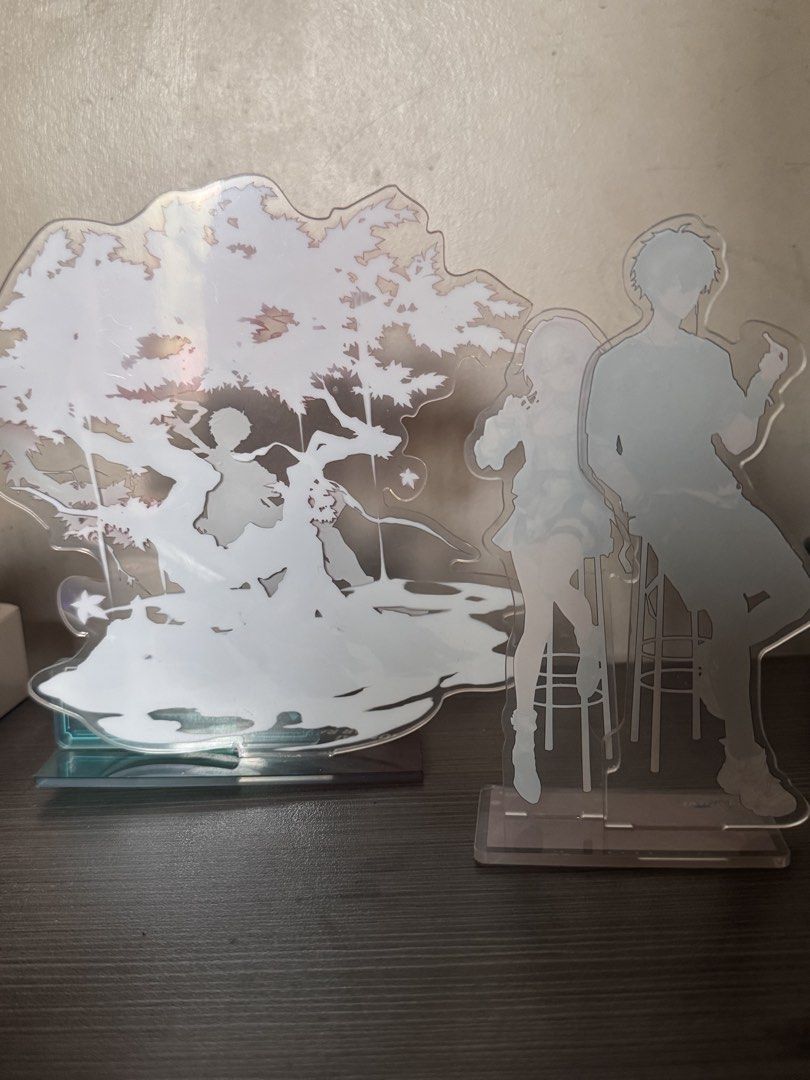 Honkai Star Rail Dan Heng + March 7th Acrylic Standee Set (Category: Character Goods) located in Quezon City. Submitted by friedpalitaw (Listing ID 1463645261, Image 2). Description: Price listed is for both standees! Official HSR Dan Heng standee + DanMarch standee from Mihoyo - Bought during HSE Mann Hann collab event in 2023 - Protective plastic film is removed from the bases but remains on the characters - Items were displayed on a shelf away