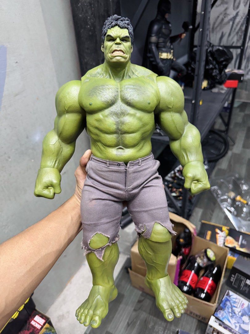 Hot toys HULK (Category: Figurines & Statues) located in Paranaque City. Submitted by icko007 (Listing ID 1463582330, Image 3). Description: Hot toys Avengers HULK No issue yan 😎👌🔥🔥 Price 18.8k Only Last Price Dibs now pay now / No Rush Shipping ‼️ Location Paranaque Payment Gcash/Bpi Shipping Lalamove/Lbc Buyers Risk / Fee ‼️Seller is not responsible for: lost, stolen, or damaged packages..