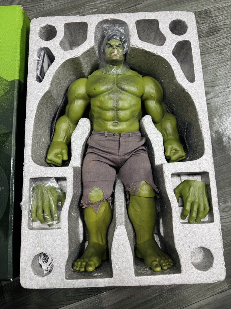 Hot toys HULK (Category: Figurines & Statues) located in Paranaque City. Submitted by icko007 (Listing ID 1463582330, Image 2). Description: Hot toys Avengers HULK No issue yan 😎👌🔥🔥 Price 18.8k Only Last Price Dibs now pay now / No Rush Shipping ‼️ Location Paranaque Payment Gcash/Bpi Shipping Lalamove/Lbc Buyers Risk / Fee ‼️Seller is not responsible for: lost, stolen, or damaged packages..