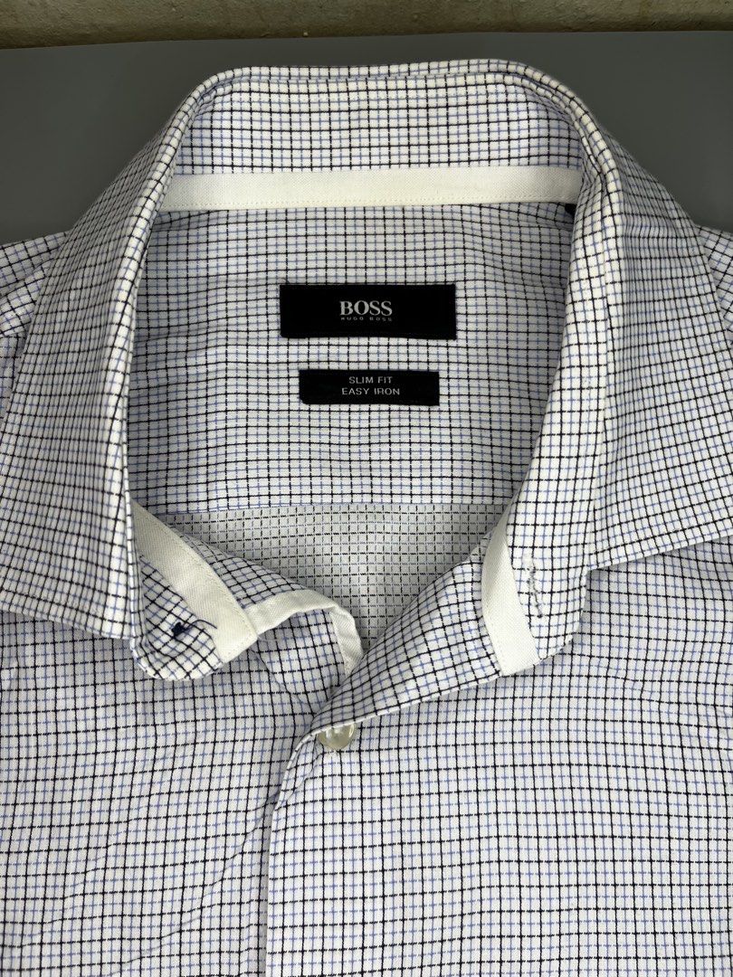 HUGO BOSS PLAIN LONGSLEEVE (Category: Formal Shirts) located in Calbayog City. Submitted by supremo02 (Listing ID 1463627054, Image 2). Description: HUGO BOSS PLAIN LONGSLEEVE Best fit Small to Medium 19.5x29 As new condition No issue.
