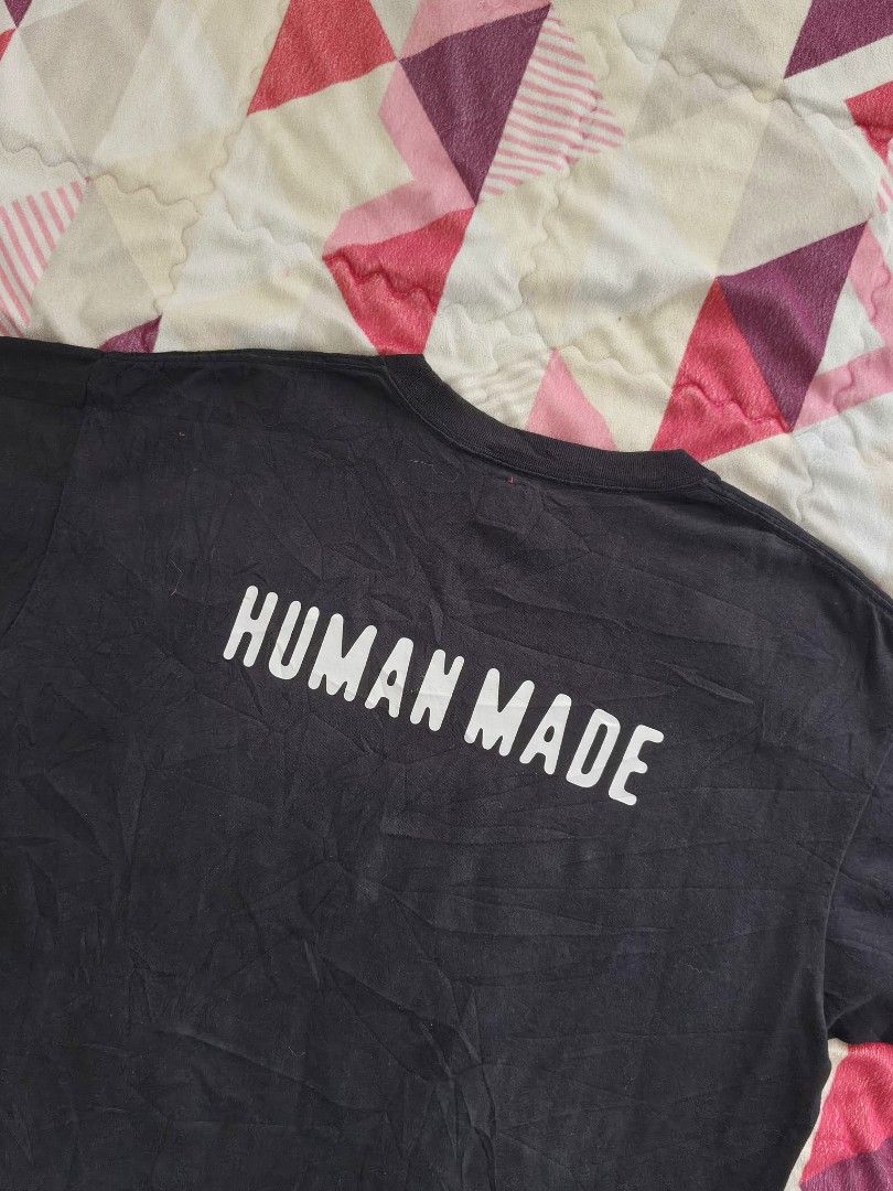 HUMAN MADE TEE (Category: Tshirts & Polo Shirts ) located in Jaclupan. Submitted by bestleaves.vtg (Listing ID 1463611363, Image 2). Description: HUMAN MADE TEE BRANDNEW CONDITION NO FLAWS AUTHENTIC LARGE.