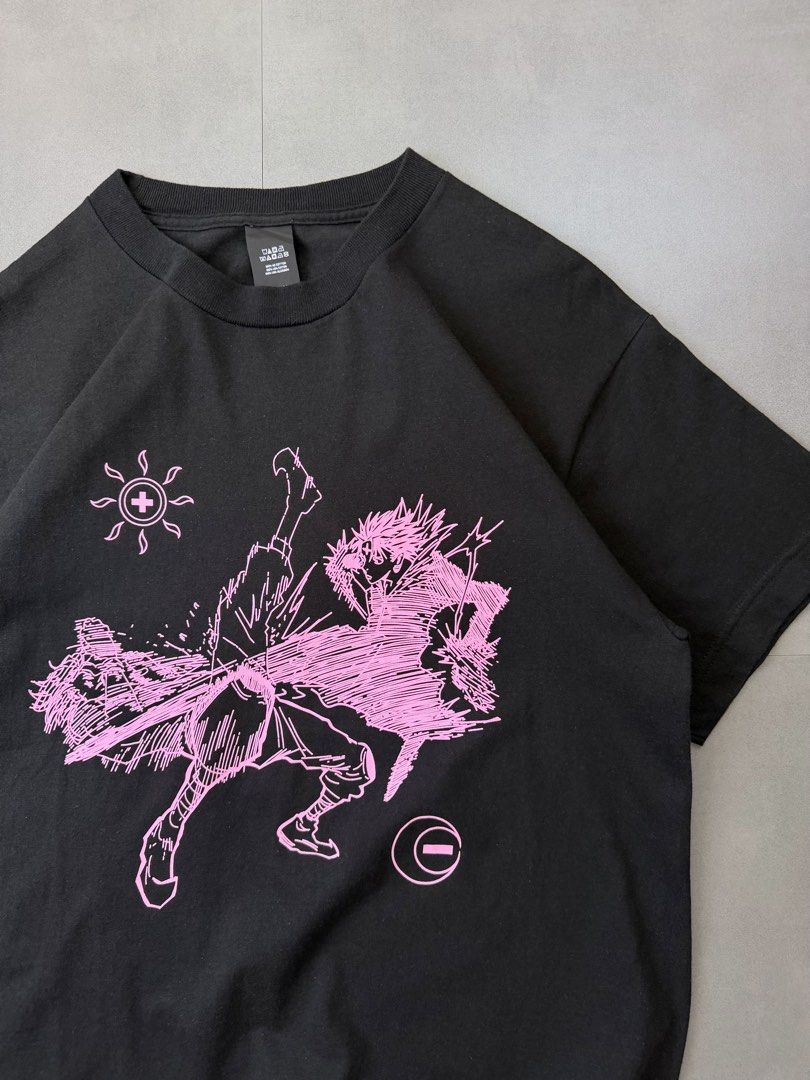 Hunter x Hunter Anime tee shirt (Category: Tshirts & Polo Shirts ) located in Santa Rosa. Submitted by arvintage.ph (Listing ID 1463681802, Image 3). Description: Tagged: Medium on tag Width 20” | Length 28.5” Condition: Great condition Issue(s): Pinhole. see photos.