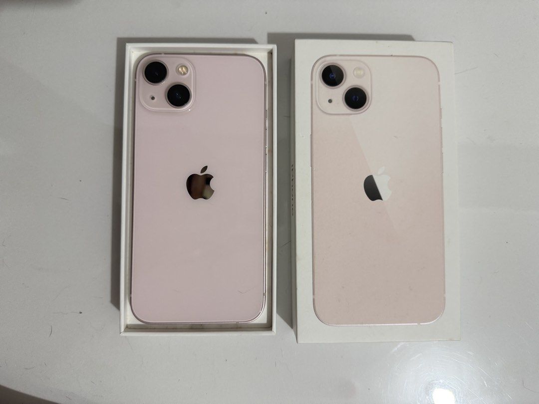 Iphone 13 Pink 128gb (Category: iPhone 13 Series) located in Pasig City. Submitted by chayfee.girl (Listing ID 1463638734, Image 2). Description: - 80% battery health - ios27 - No issue - No repair history - First owner - Makinis all sides, may small dent lang sa edge (see last photo) - Bought from Beyond The Box (May 2024) - Inclusions: box & charging cord - RFS: nag upgrade - IF meet up: Landers-Arcovia City, Ugong, Pasig.