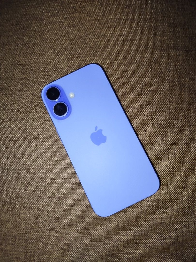 iPhone 16 in Ultramarine - Box Included (Category: iPhone 16 Series) located in Manila. Submitted by ariana00 (Listing ID 1463694083, Image 1). Description: - iPhone 16 (Ultramarine) - Original box included - Battery Health: 89% (575 cycle count) - Manufactured: October 2024 - First Used: March 2025.