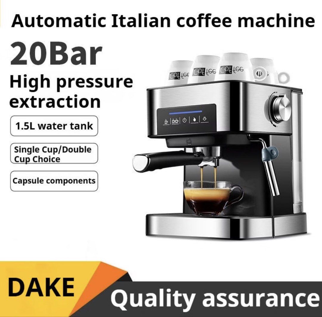 Italian Coffee Machine (RUSH!) (Category: Coffee Machines & Makers) located in Paranaque City. Submitted by jhong2027 (Listing ID 1463690543, Image 2). Description: 3-Months Old RFS: Upgrade with Grinder Product attributes: Coffee pot classification: Fully automatic Italian coffee machine Coffee machine principle: pump pressure Product Category: Coffee Machine Coffee machine type: Italian fully automatic Rated power: 850 Operation mode: automatic