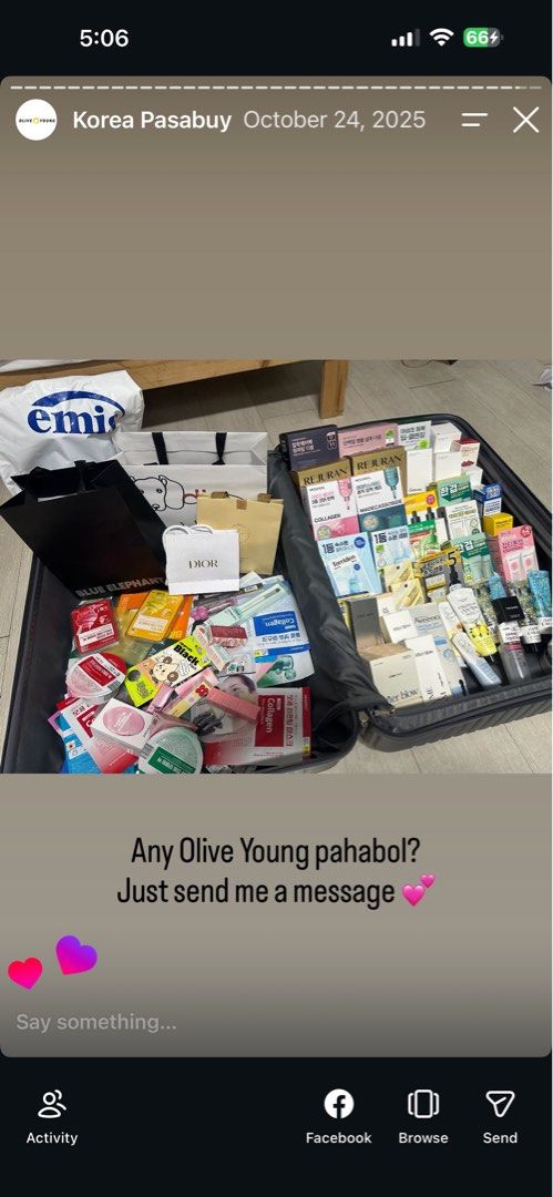 Japan Pasabuy (Category: Bath) located in Makati City. Submitted by gelskibels (Listing ID 1463576376, Image 3). Description: Upcoming Japan Pasabuy!! Travel Date : Sunday, September 27 ETA : Saturday, October 3 Just let me know the items you want! Will go to Dior, Chanel and other luxury make up brands :).