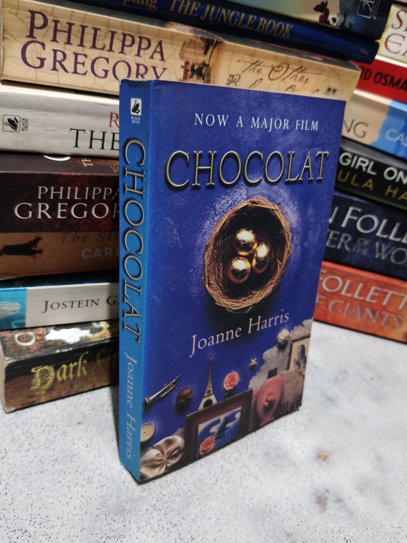 BOOK BUNDLE Joanne Harris & Alexander McCall Smith Books (Category: Storybooks) located in Caloocan City. Submitted by books_and_beads (Listing ID 1463704409, Image 3). Description: Book Bundle: Five Quarters of the Orange' and 'Chocolat' by Joanne Harris, and 'In the Company of Cheerful Ladies' by Alexander McCall Smith. - conditon: good, cracked spine, slightly foxing and tanning - Feel free to send a message for additional photos. .