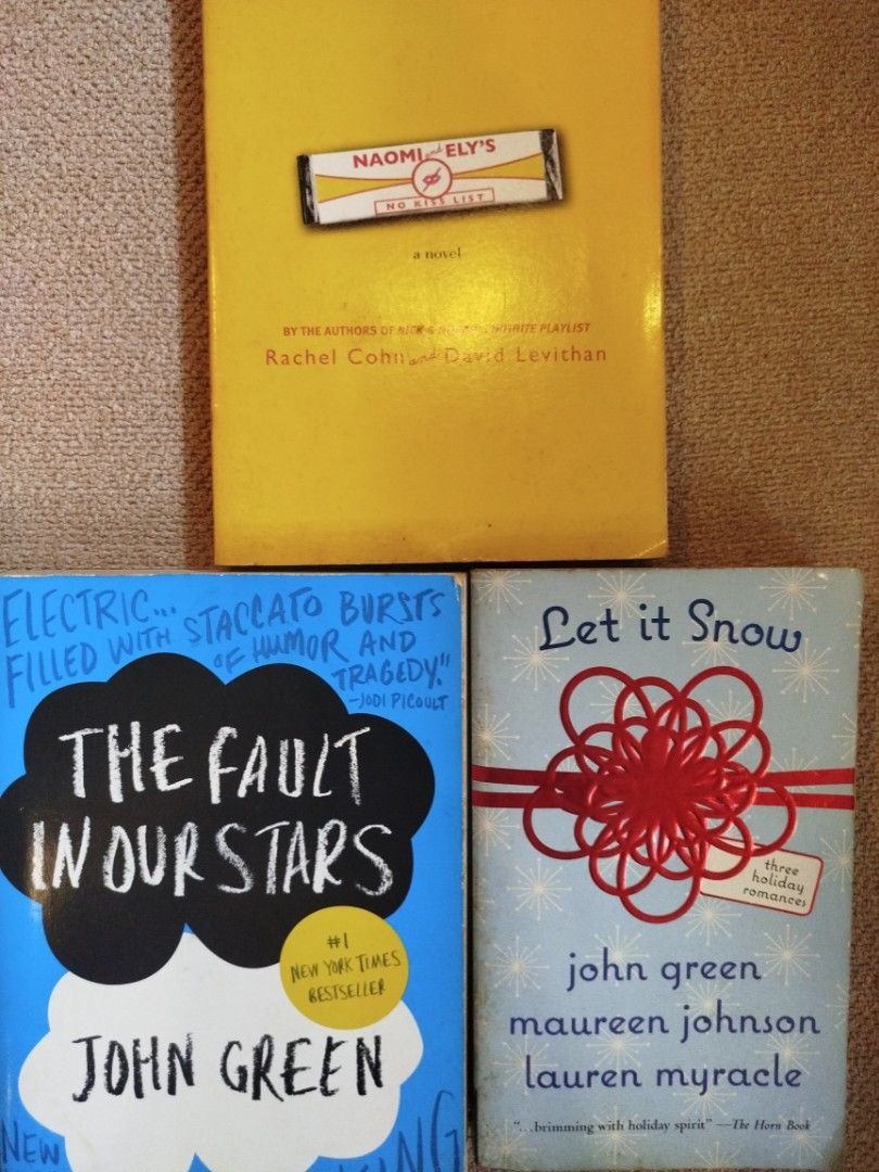 John Green & David Levithan (Category: Storybooks) located in Paranaque City. Submitted by kaceys_closet (Listing ID 1463165571, Image 1). Description: Get all for only 270!.