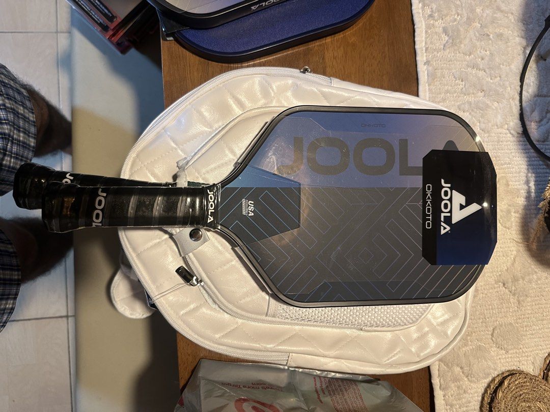 Joola Okkoto Pickleball Paddle (Category: Racket and Ball Sports) located in Pasig City. Submitted by woahbenedict21 (Listing ID 1463641450, Image 2). Description: Brand New Bought Abroad (USA) No issues Great quality 3,900 each. *White Bag is not included*.