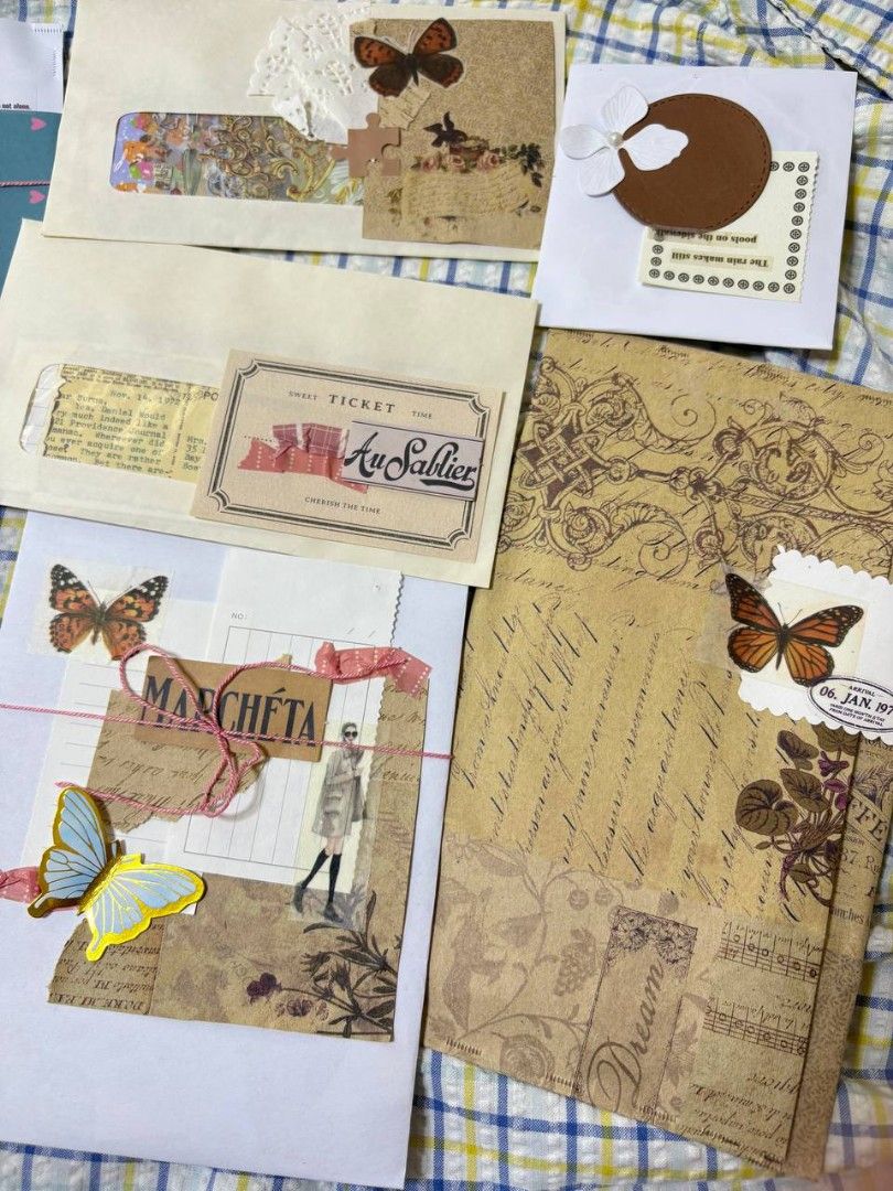 Journal Kit / Mystery Pack (Category: Craft Supplies & Tools) located in Dasmarinas. Submitted by freyjawinters (Listing ID 1463588181, Image 3). Description: ✨Msytery Kit + Mystery Book || 350Php✨ Includes: assorted stickers and sticker sheets, assorted ephemera and background paperse cut, handmade papers, 1 loop superwide washitape, etc.. Book genre: Family saga, classic romance, historical fiction Location: Dasma, Cavite J&T / Lalamove deliver
