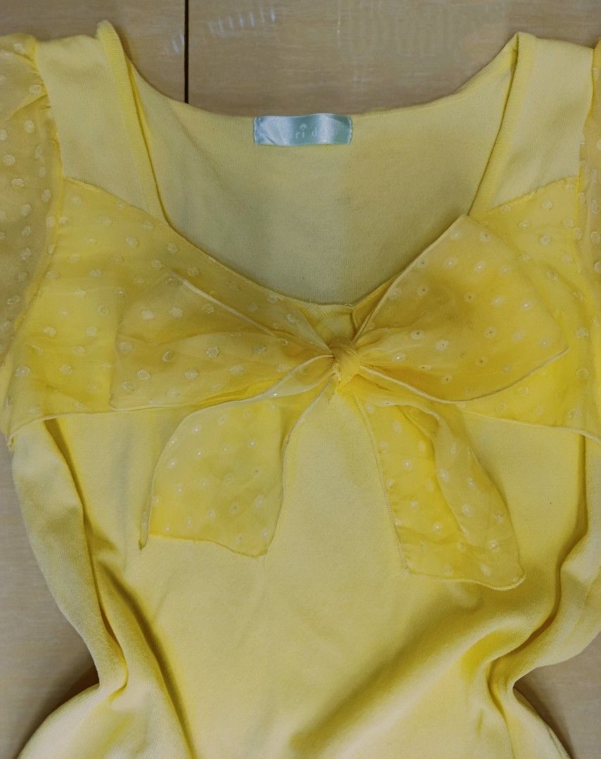 Jp Brand Yellow Tops Bundle (Category: Blouses) located in Bambang. Submitted by czar_topaz (Listing ID 1463714911, Image 3). Description: Lis Liza Butter Yellow Top size: xs-sem med Pastel Yellow Top size: m on tag.