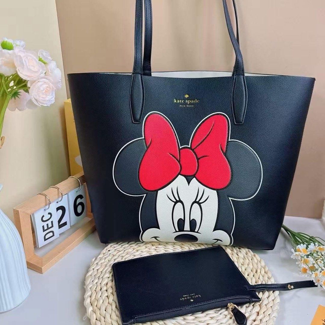 Kate Spade Minnie Mouse Reversible Tote (Category: Shoulder Bags) located in Binan City. Submitted by pinkykeenshop (Listing ID 1463734109, Image 1). Description: .
