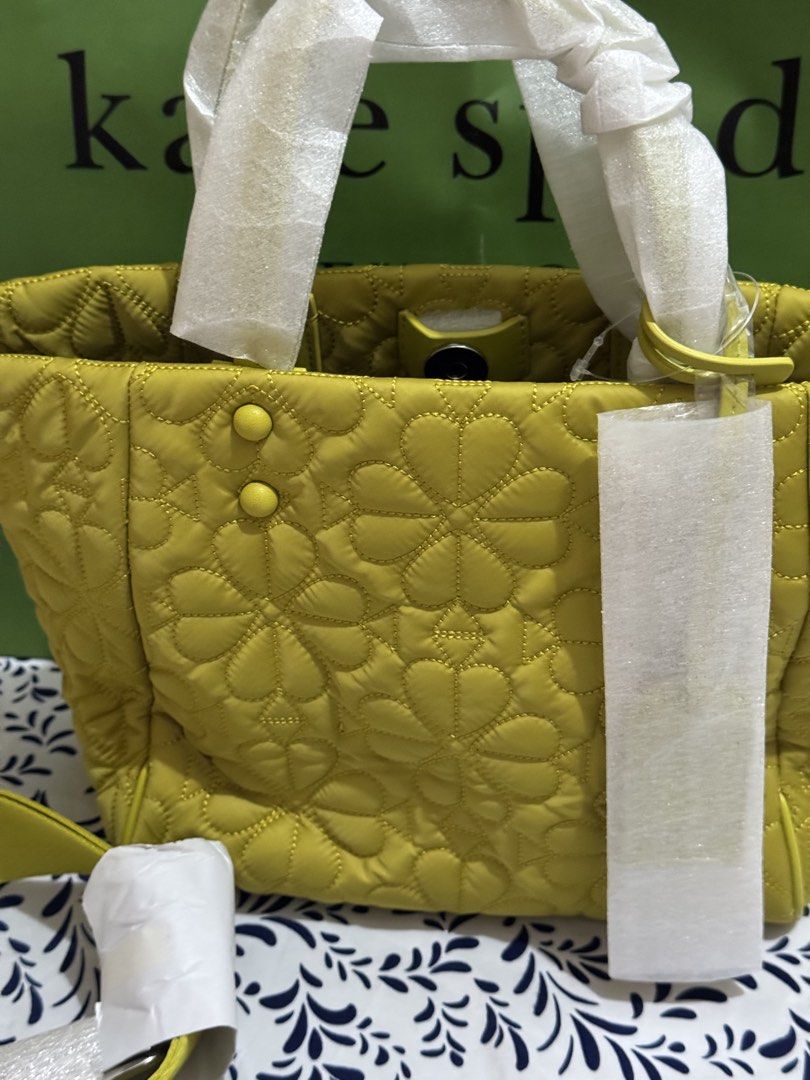 Kate Spade Tilly Quilted Small Tote Bag (Category: Announcements) located in Quezon City. Submitted by branded_jo (Listing ID 1463737441, Image 3). Description: Original Kate Spade Tilly Quilted Small Tote Bag Brand new with tag and paper bag Olivine Bought in Canada Lalamove ready.