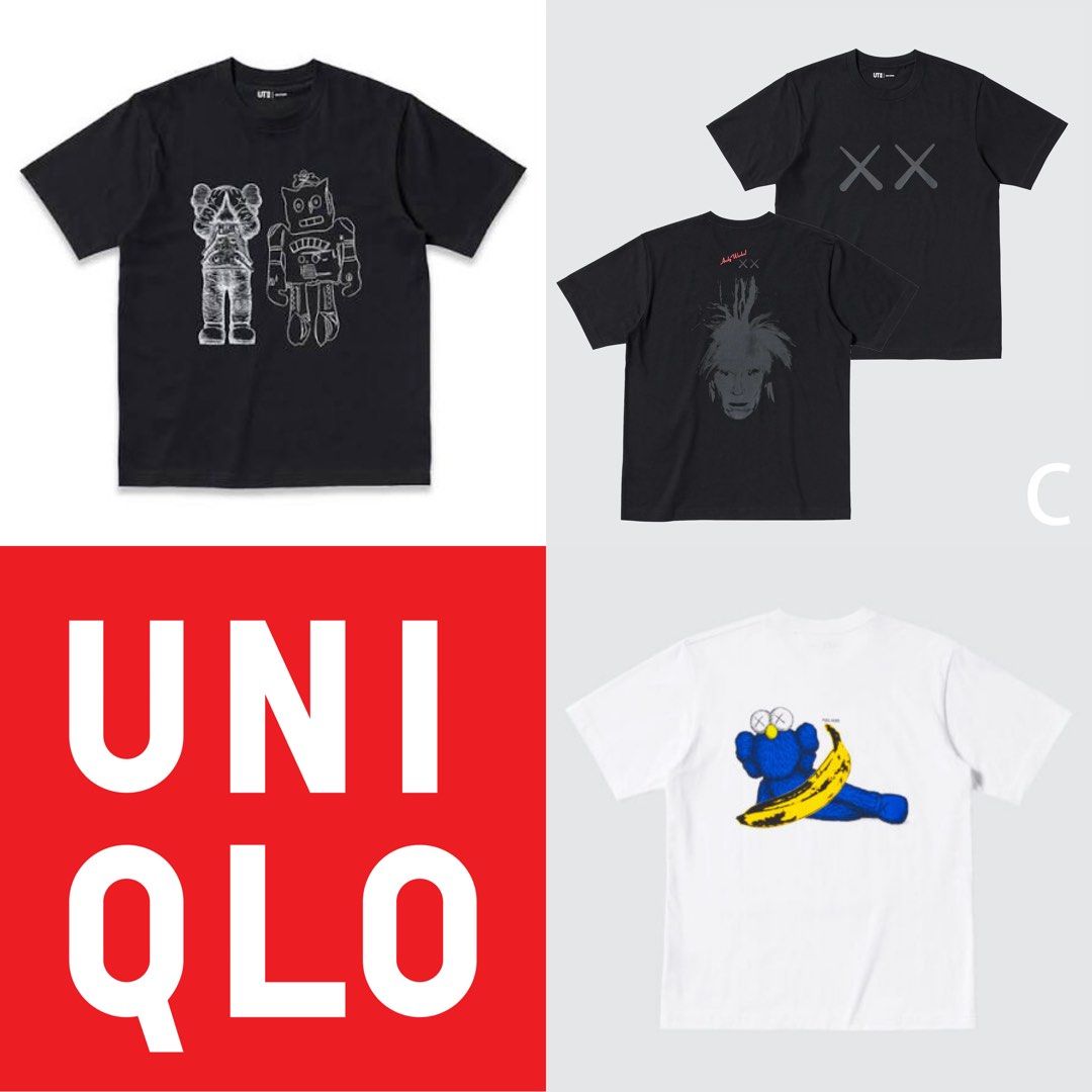 KAWS x UNIQLO BRAND NEW (Category: Tshirts & Polo Shirts ) located in Paranaque City. Submitted by finests (Listing ID 1463704495, Image 1). Description: Kaws x Uniqlo T-shirts - All Brand new / unworn - All 3XL (rare size, online order only) - All with tags ₱650 each.