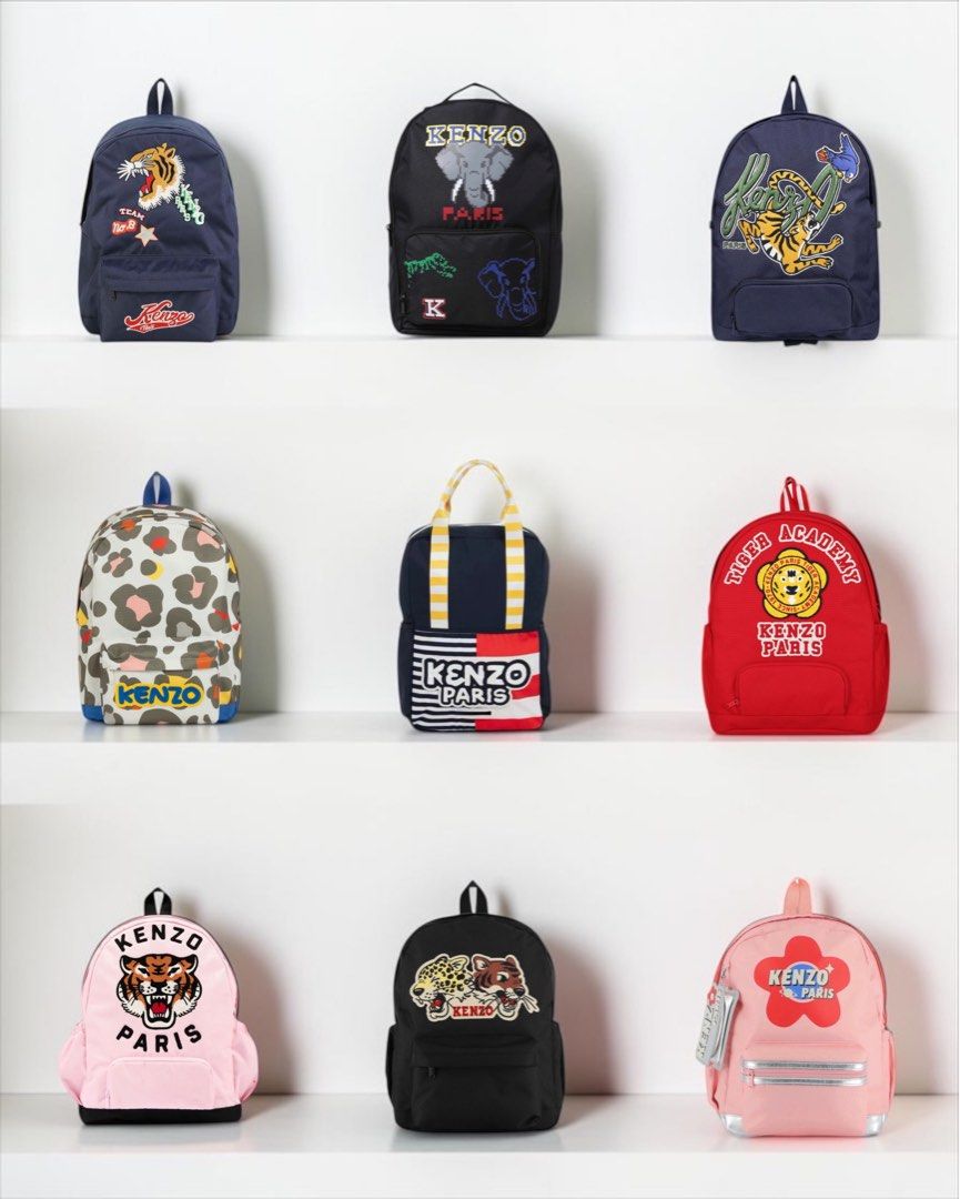 Kenzo Kids School Backpack Bag (Preorder) (Category: Luxury Bags & Wallets) located in Manila. Submitted by designerarchives.ph (Listing ID 1463704049, Image 1). Description: - AUTHENTIC | SALE (limited time) I have a catalog if interested 🧸🪄 UNISEX Eta: 10 days 50% dp required Buyer will shoulder local sf No return/refund/exchange of size Shipping: NCR - Grab/Lalamove Provincial - LBC.