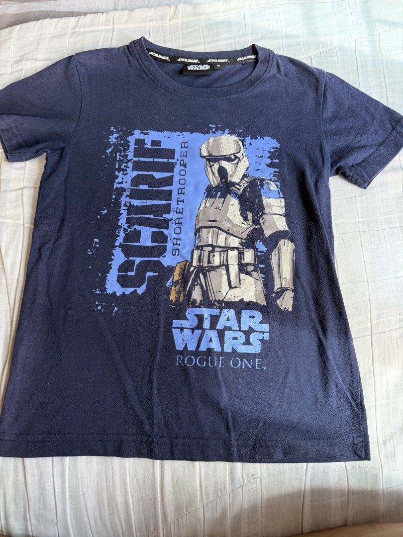 Kids T-shirts Bundle - Star Wars & Moose Gear (Category: Shirts) located in Silang. Submitted by ayiejavier30 (Listing ID 1463567433, Image 3). Description: - Bundle of 3 kids t-shirts - Includes two Star Wars Rogue One shirts: K-2SO droid graphic and Shoretrooper - One red Moose Gear t-shirt with graphic print - All shirts are short-sleeved - Perfect for young Star Wars fans.