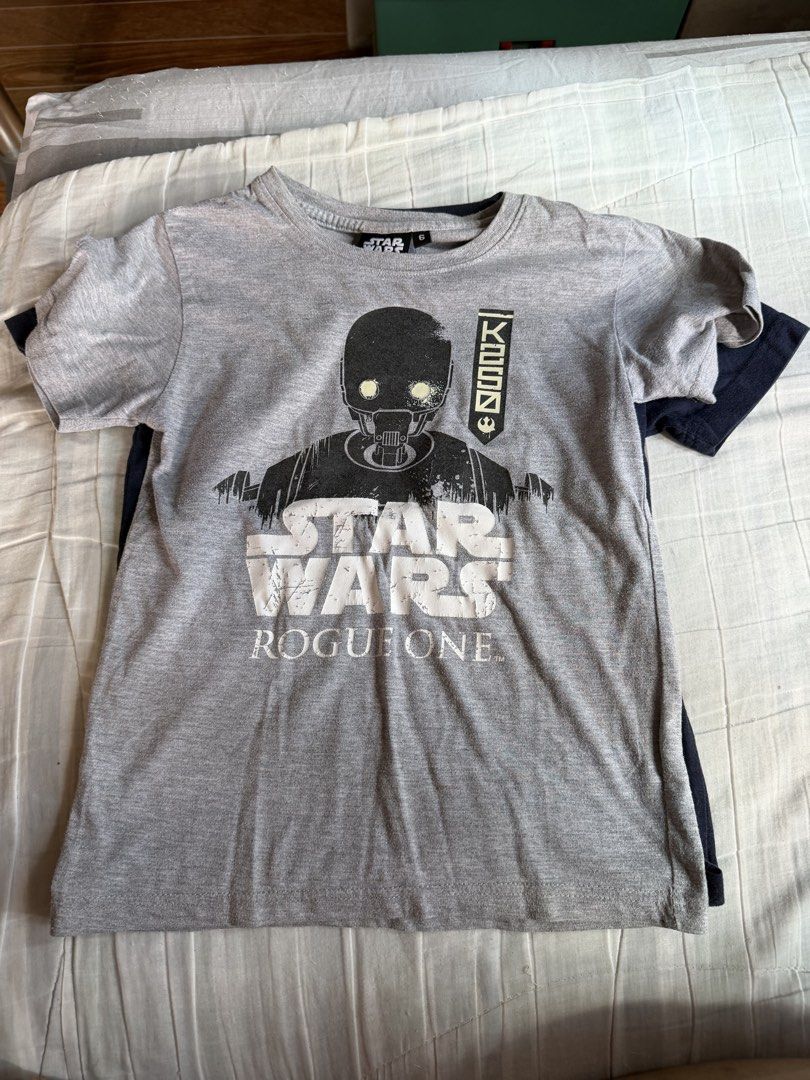 Kids T-shirts Bundle - Star Wars & Moose Gear (Category: Shirts) located in Silang. Submitted by ayiejavier30 (Listing ID 1463567433, Image 2). Description: - Bundle of 3 kids t-shirts - Includes two Star Wars Rogue One shirts: K-2SO droid graphic and Shoretrooper - One red Moose Gear t-shirt with graphic print - All shirts are short-sleeved - Perfect for young Star Wars fans.