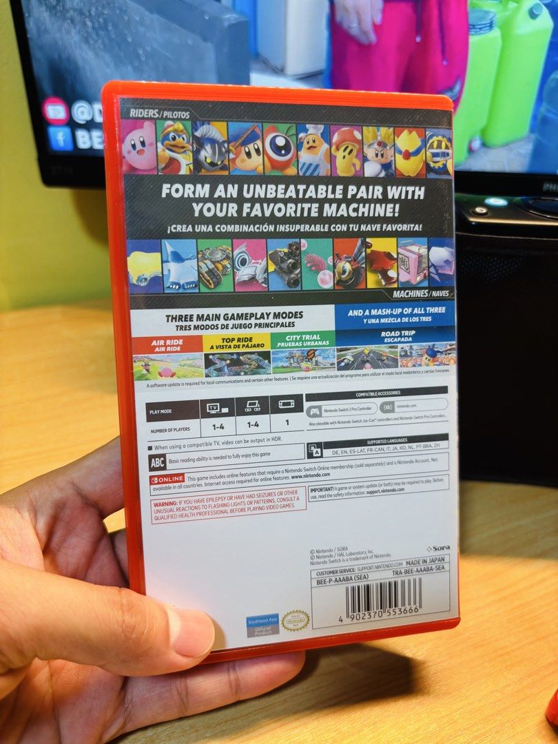 Kirby Air Riders (Category: Nintendo) located in Makati City. Submitted by karlds28 (Listing ID 1463653164, Image 2). Description: For Nintendo Switch 2 RFS: Done playing No swap/trade No issue Location: Brgy. Rizal, Taguig.
