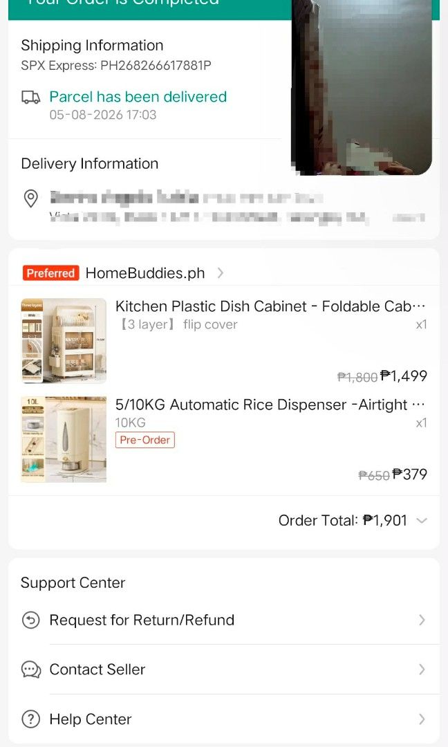 Kitchen Dish Rack (Category: Other Kitchenware & Tableware) located in Valenzuela. Submitted by nhlprncs_ (Listing ID 1463586922, Image 2). Description: never used, hindi rin natanggal sa box and fully packed pa. rfs: mali napadala ni seller na item, instead of rice dispenser, dalawang kitchen dish cabinet yung naipadala. we weren't able to return & refund since na-receive ng mom namin accidentally yung item. fixed price, pm lang po 😊.
