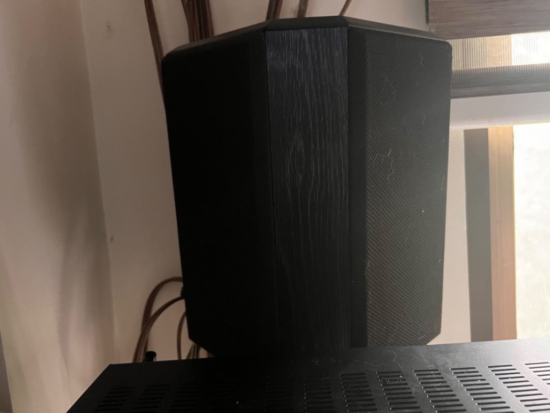 KLIPSCH RP-402S (Category: Soundbars, Speakers & Amplifiers) located in Caloocan City. Submitted by jeje0729 (Listing ID 1463713320, Image 3). Description: KLIPSCH RP-402S Dual 1” Titanium LTS Vented Tweeter with Hybrid Tractrix® Horns Dual 4" Spun Copper Cerametallic™ Woofers Wide Dispersion Surround Technology Premium Scratch Resistant Ebony and Walnut Finishes Strong, Flexible Removable Magnetic Grille Dimensions: 11.85” x 10.26” x 6.51.