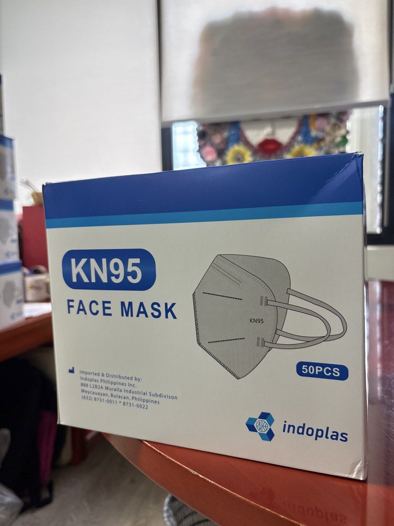 KN95 Facemask (Category: Face Masks & Face Shields) located in Taguig. Submitted by pitik_co (Listing ID 1463590154, Image 2). Description: 8 box.