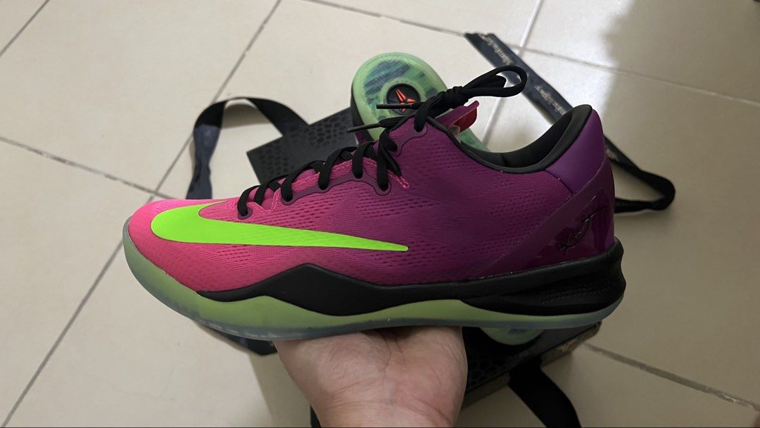 Kobe 8 Mambacurial Protro (Category: Sneakers) located in Las Pinas. Submitted by 1740collections (Listing ID 1463702262, Image 1). Description: Brand New Kobe 8 Mambacurial Protro Size 9.5 For Sale or For Trade to Kobe 11 Fade to Black size 10 13,500 PHP OBO if for sale RFS: Looking for size 10 Kobe 11 FTB I’m not in a rush to sell this shoes, I know shoe collecting and buying kobe’s ain’t cheap but I will not entertain low ball offer..