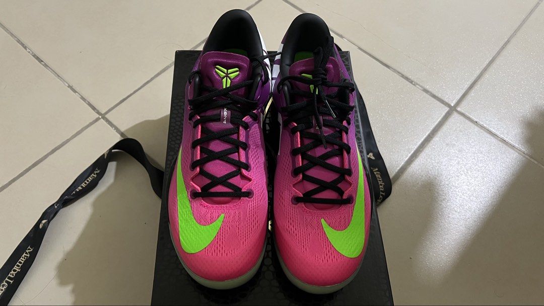 Kobe 8 Mambacurial Protro (Category: Sneakers) located in Las Pinas. Submitted by 1740collections (Listing ID 1463702262, Image 3). Description: Brand New Kobe 8 Mambacurial Protro Size 9.5 For Sale or For Trade to Kobe 11 Fade to Black size 10 13,500 PHP OBO if for sale RFS: Looking for size 10 Kobe 11 FTB I’m not in a rush to sell this shoes, I know shoe collecting and buying kobe’s ain’t cheap but I will not entertain low ball offer..