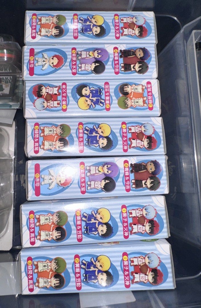 Kuroko's Basketball Deco Rich (Category: Designer & Blind Box Toys) located in Quezon City. Submitted by loontea (Listing ID 1463662894, Image 3). Description: Rfs: declutter 180 each 📍QC, commonwealth MOP: GCASH MOD: Lalamove, grab (you will do the booking, sf paid by buyers).