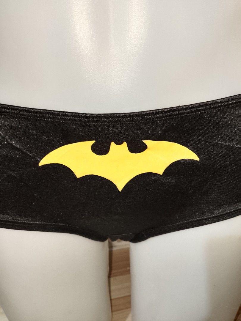 L: Batman satin large black panty (Category: Undergarments & Loungewear) located in Manila. Submitted by truecrystal-1407 (Listing ID 1463669023, Image 2). Description: .