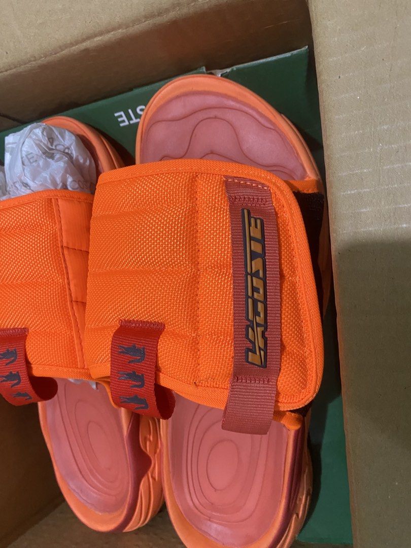 Lacoste Ace slides (Category: Slippers and slides) located in Manila. Submitted by ventabols (Listing ID 1463658387, Image 2). Description: Size 10 mens.