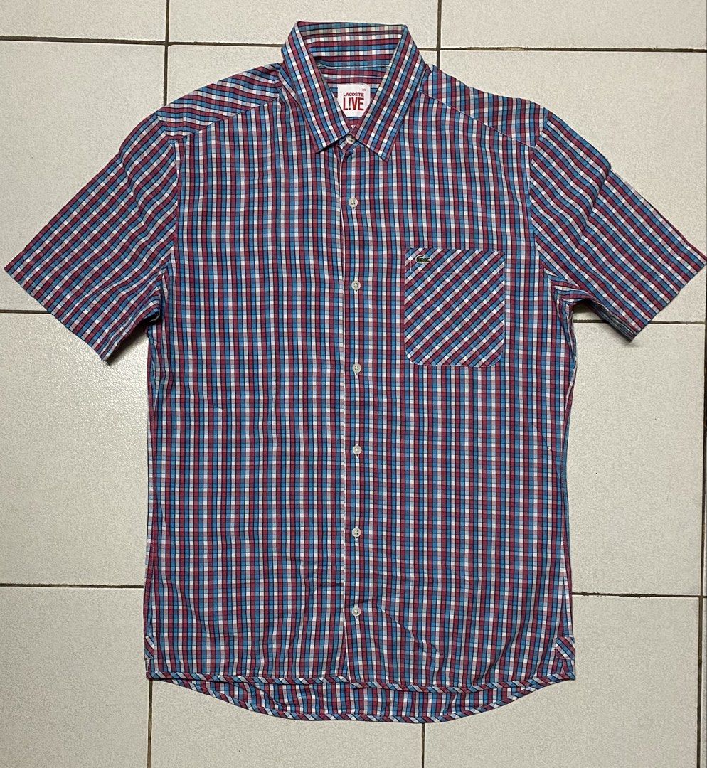 Lacoste Live Polo (Category: Formal Shirts) located in Mandaue City. Submitted by MJ_80 (Listing ID 1463604772, Image 1). Description: Lacoste Live Button Down Polo Size 39 on tag Dimes: 19 X 28.5 See photos for measurements Color rate & Condition: 9.9/10 Price: 1,450 .