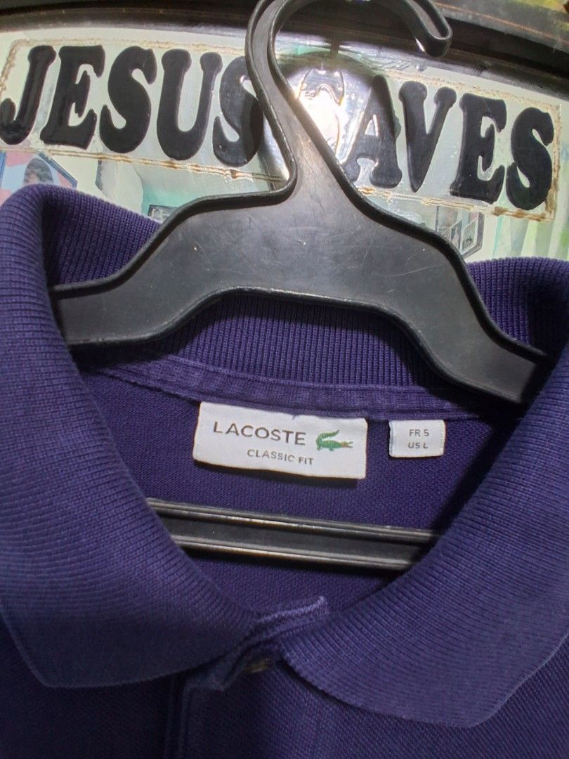 Lacoste polo shirt (Category: Announcements) located in Manila. Submitted by carlitoboh66625 (Listing ID 1463588527, Image 2). Description: lacoste polo shirt all goods no issue size 5 21x25 price 600.
