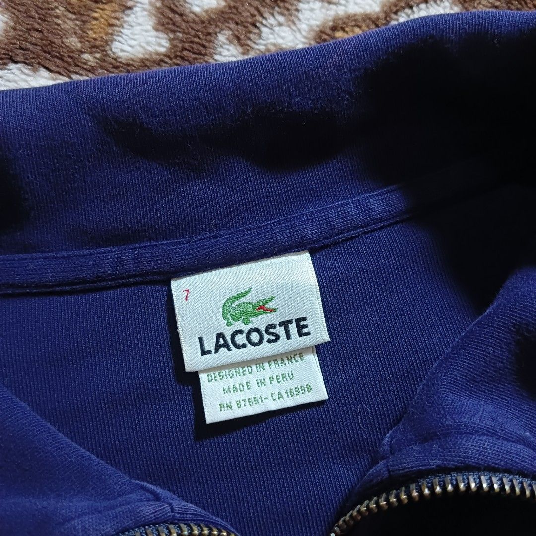 Lacoste Quarter Zip (Category: Activewear) located in Bugallon. Submitted by gabe-perez (Listing ID 1463673259, Image 2). Description: Lacoste Quarter Zip Size 7 Width 26 x Width 29-30 .