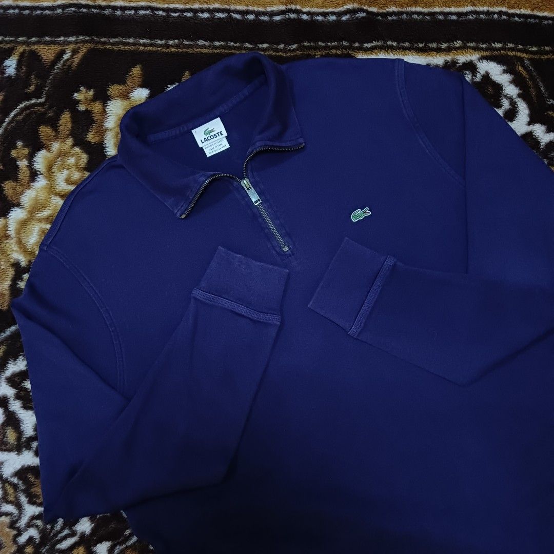 Lacoste Quarter Zip (Category: Activewear) located in Bugallon. Submitted by gabe-perez (Listing ID 1463673259, Image 1). Description: Lacoste Quarter Zip Size 7 Width 26 x Width 29-30 .
