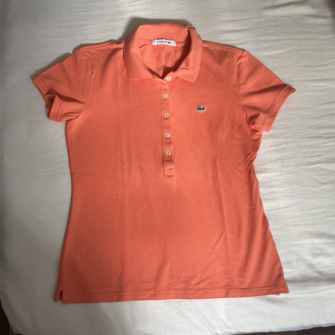 Lacoste top (Category: Shirts) located in Quezon City. Submitted by mdlrrr (Listing ID 1463598989, Image 1). Description: Size 38 on tag. In great condition!.