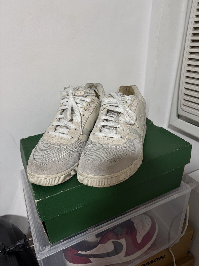 Lacoste TP Sneakers (Category: Sneakers) located in Pasig City. Submitted by chamoisee (Listing ID 1463621227, Image 2). Description: Lacoste TP Sneakers -Worn Condition -See back leather condition -Authentic and with box DM FOR FASTER TRANSACTION 📩.