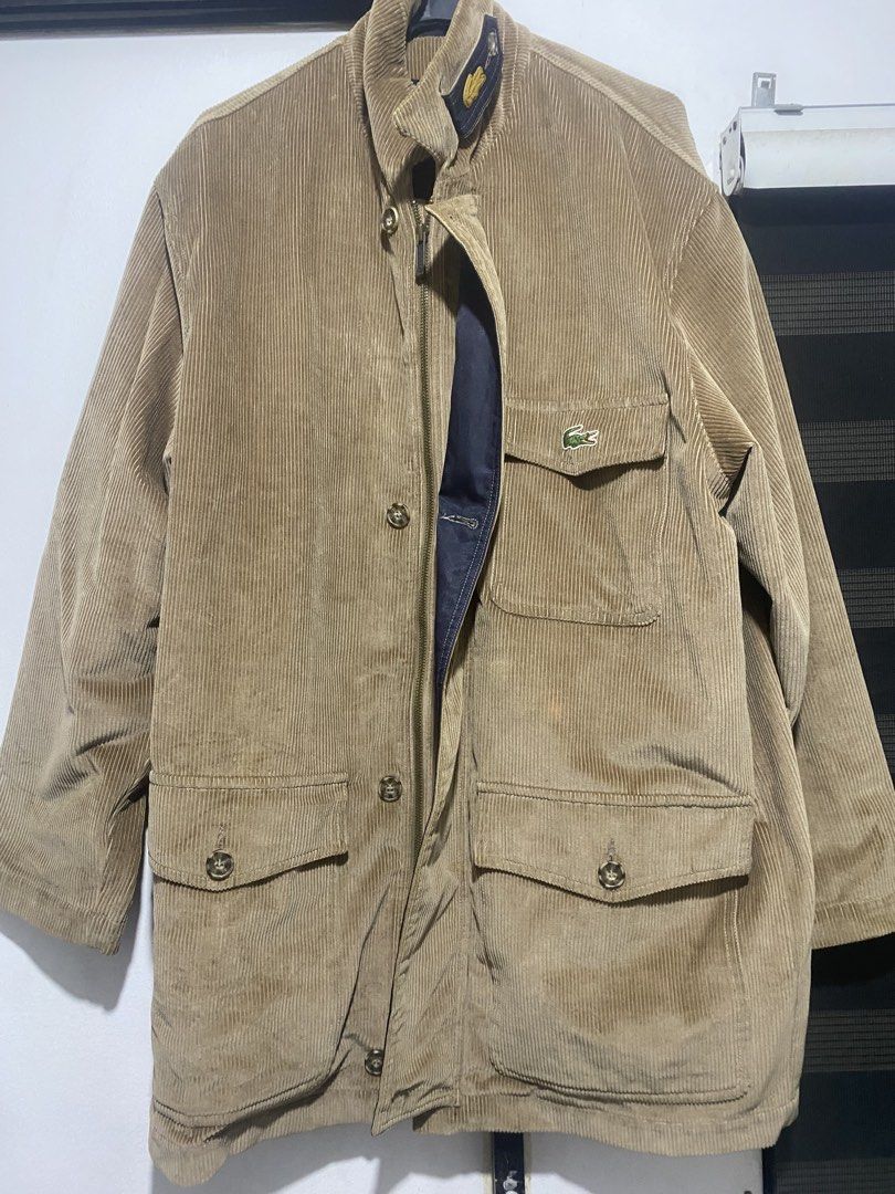 Lacoste utility corduroy jacket (Category: Longsleeves) located in Manila. Submitted by ventabols (Listing ID 1463581955, Image 1). Description: .