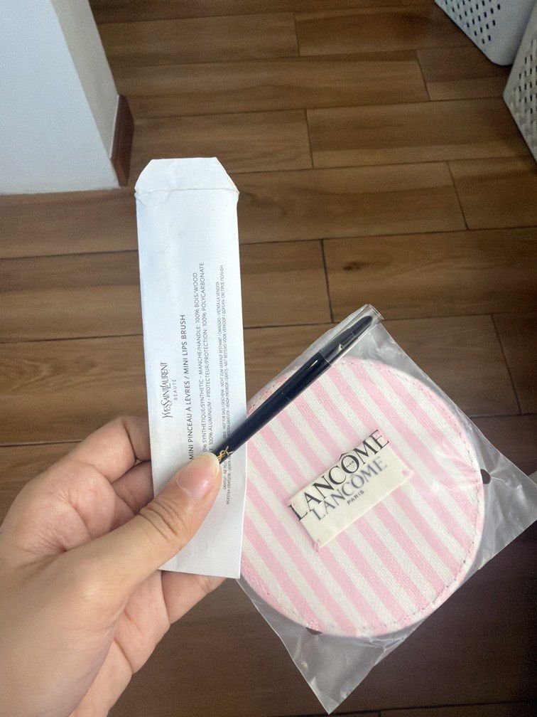 Lancome mirror and ysl lip brush (Category: Makeup) located in Quezon City. Submitted by destashingmycloset (Listing ID 1463578818, Image 1). Description: .