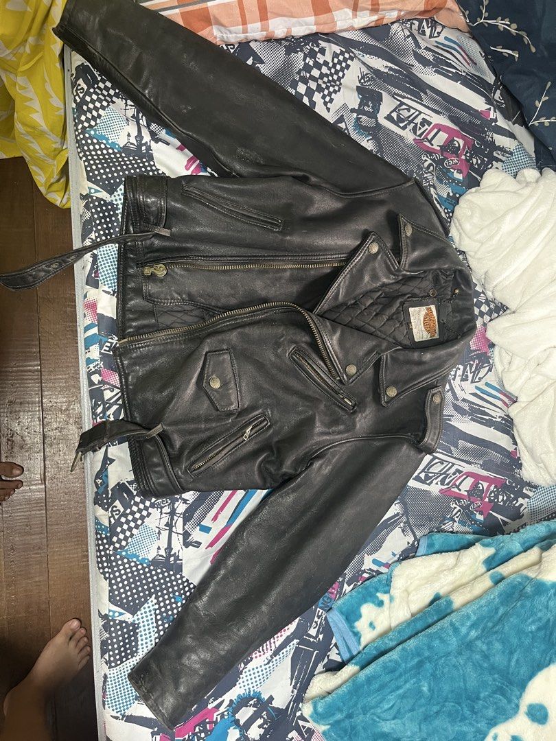 Leather jacket harley davidson (Category: Coats, Jackets and Outerwear) located in Manila. Submitted by an0_na (Listing ID 1463661813, Image 3). Description: Leather jacket harley davidson We can do meet up Lalamove J&T Pick up.