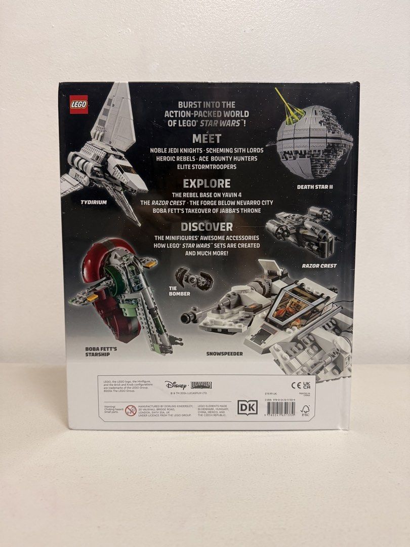 LEGO Star Wars Visual Dictionary Updated Edition with Minifigure (Category: Lego & Building Sets) located in Quezon City. Submitted by wertymoshi (Listing ID 1463676568, Image 2). Description: - DK LEGO Star Wars Visual Dictionary Updated Edition - Explore the galaxy with this updated guide - Includes an exclusive minifigure inside - Great for any Star Wars and LEGO fan - Learn about ships, characters, and more.