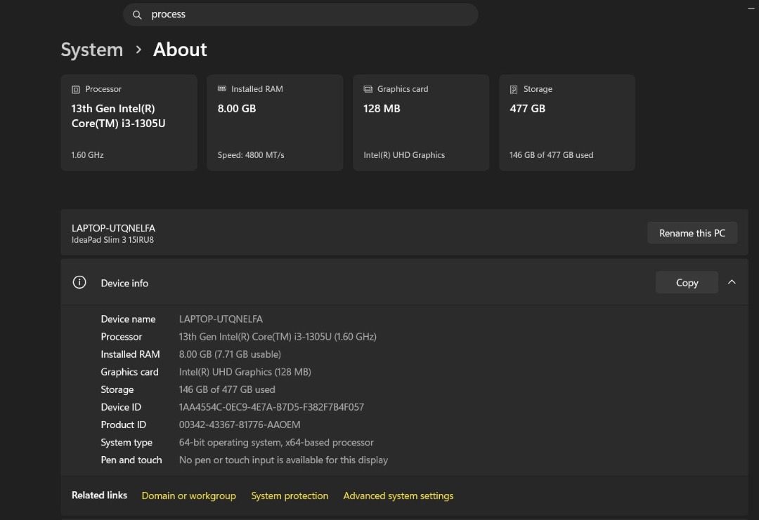 Lenovo Laptop (Category: Laptops & Notebooks) located in Caloocan City. Submitted by miraii33 (Listing ID 1463664966, Image 3). Description: Im selling my personal Laptop barely use na kaya benta nalang.