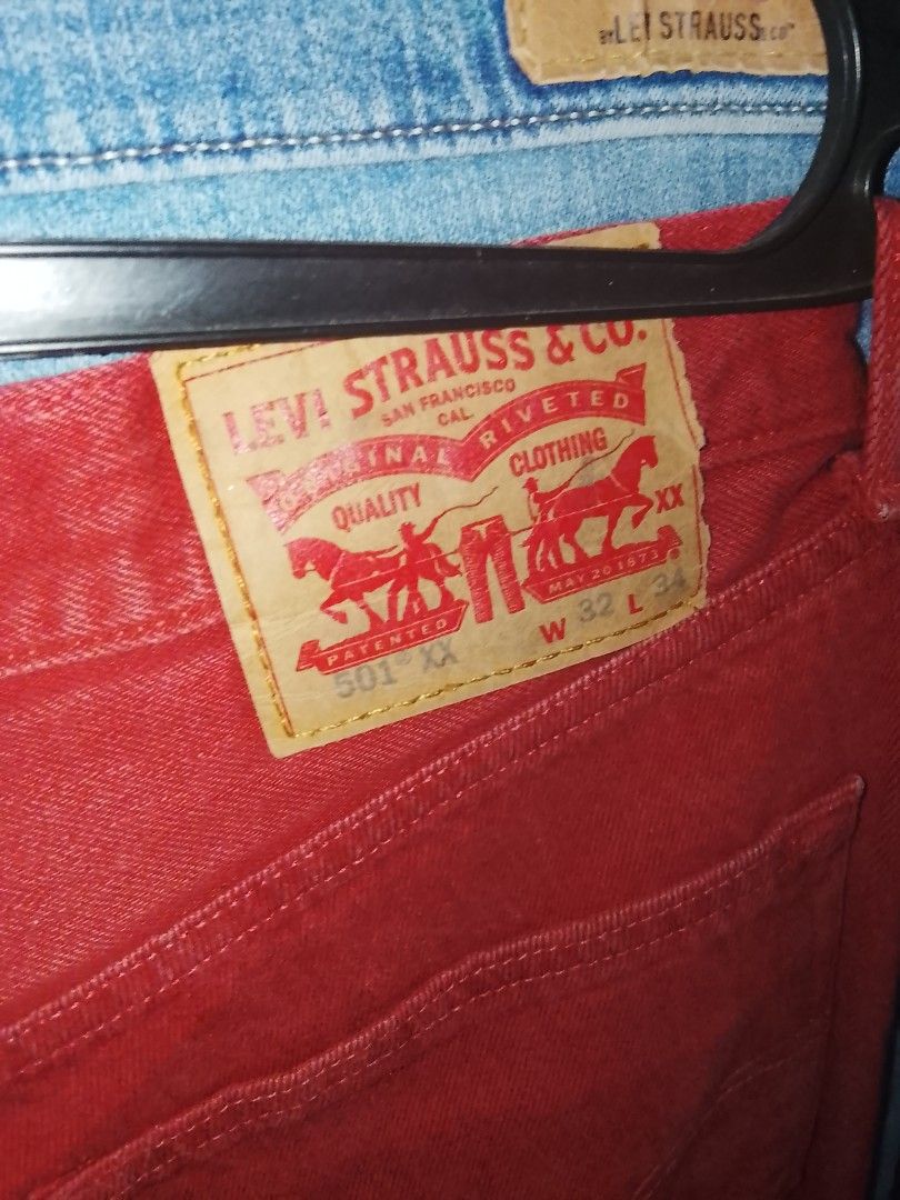 Levi's 501 Jeans - Various Sizes Available (Category: Jeans) located in Caloocan City. Submitted by nebs_seller (Listing ID 1463666632, Image 2). Description: - Classic Levi's 501 jeans - Original riveted clothing - Available in blue and red - Check sizes in attributes - Iconic staple for any wardrobe - Great for casual wear pm for price .