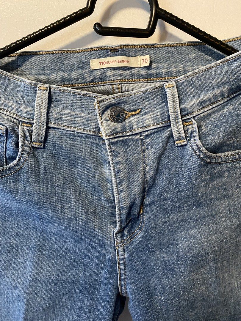 Levi's 710 Super Skinny Jeans Size 30 (Category: Jeans) located in Taguig. Submitted by elleserran (Listing ID 1463740173, Image 1). Description: Barely used Levi's 710 Super Skinny Size 30 RFS: Closet clean-up.