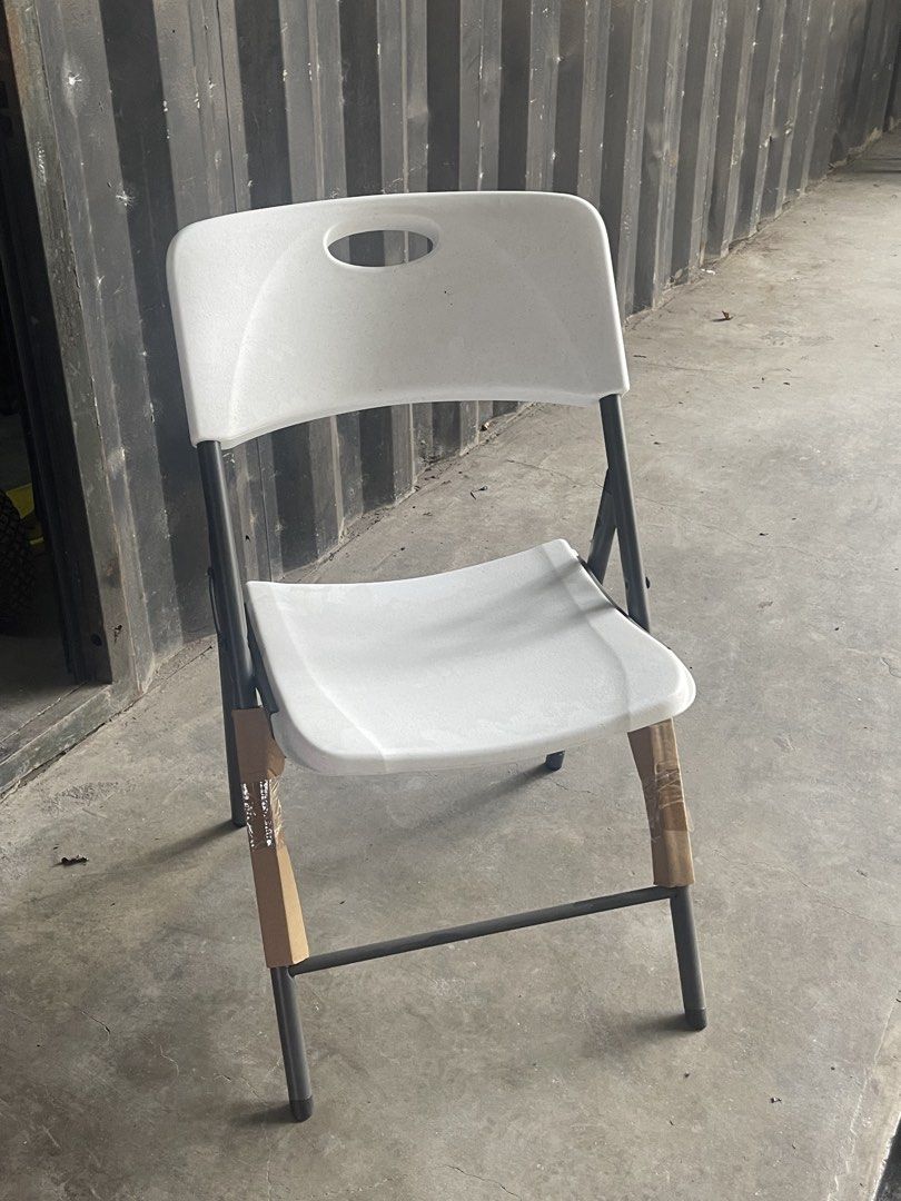 Lifetime foldable chair (Category: Chairs) located in Muntinlupa City. Submitted by declutter.clubph (Listing ID 1463477329, Image 3). Description: Lifetime foldable chair In stock: 10pcs ₱2,000 each ✨ Price still negotiable ✨ Location: RMT industrial complex, muntinlupa RMT warehouse 31AD.